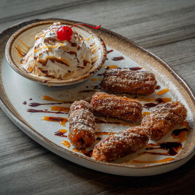 Churros with Ice Cream