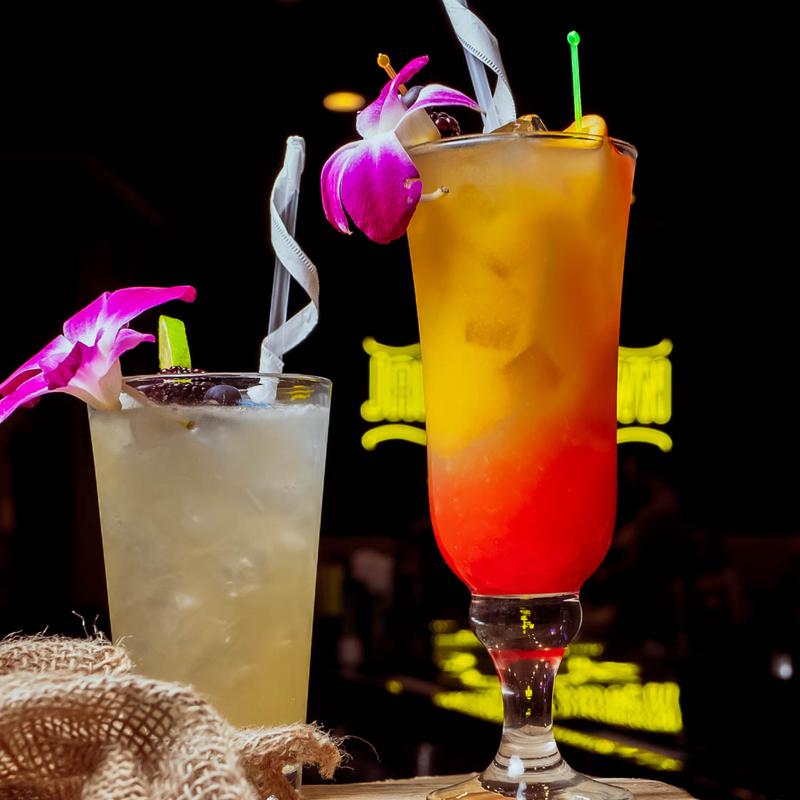 Colorful margarita flight