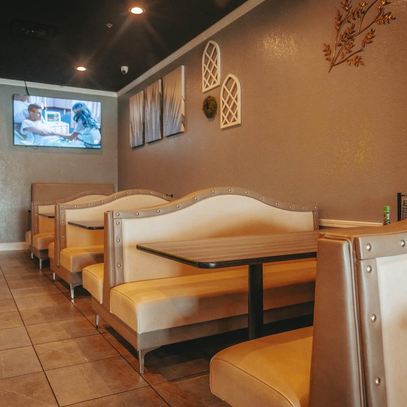 Warm interior of Jalisco Town Mexican Restaurant in Lake Mary